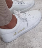 Personalised Bride Trainers