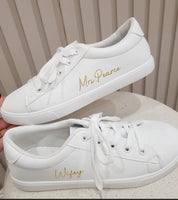 Personalised Bride Trainers