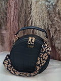 PERSONALISED CROC SKIN MONOGRAM BAG