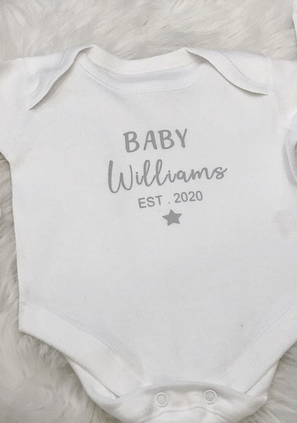 PERSONALISED BABY VEST