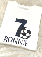 BIRTHDAY FOOTBALL T-SHIRT