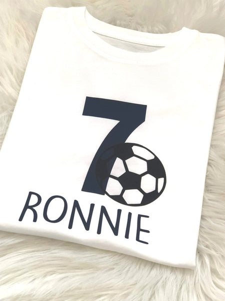 BIRTHDAY FOOTBALL T-SHIRT