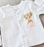 PERSONALISED CUB SLEEPSUIT