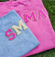 PERSONALISED PATCH SWEATSHIRT/HOODIE