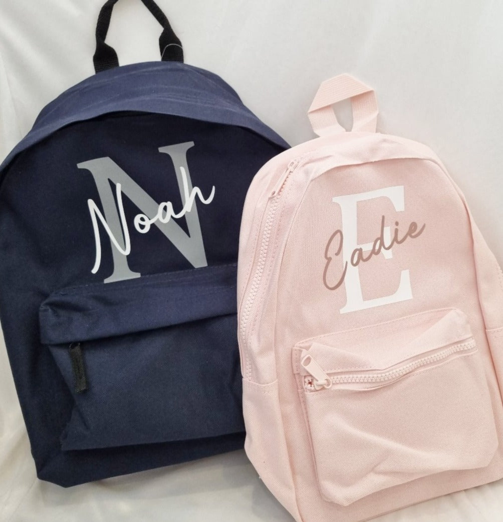 PERSONALISED MINI NAME BACKPACK My Fashion Boutique