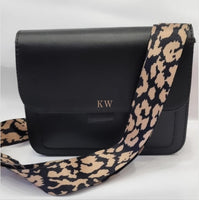 INITIAL CROSSBODY BAG WITH CHANGEABLE STRAP