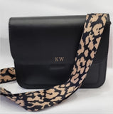 INITIAL CROSSBODY BAG WITH CHANGEABLE STRAP