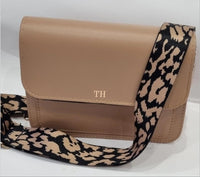 INITIAL CROSSBODY BAG WITH CHANGEABLE STRAP
