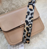 INITIAL CROSSBODY BAG WITH CHANGEABLE STRAP