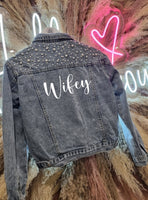 PERSONALISED WEDDING DENIM JACKET