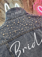 PERSONALISED WEDDING DENIM JACKET