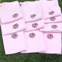 CUSTOM LOGO T-SHIRT-BABY PINK