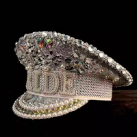 BRIDE EMBELLISHED MILITARY HAT